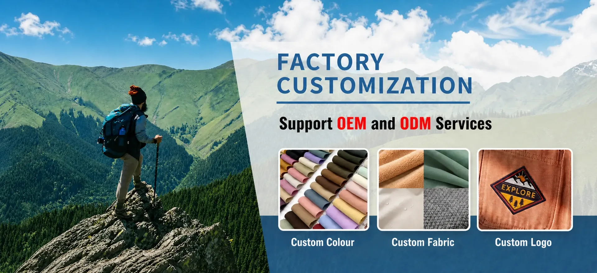 Factory customization support OEM and ODM services poster