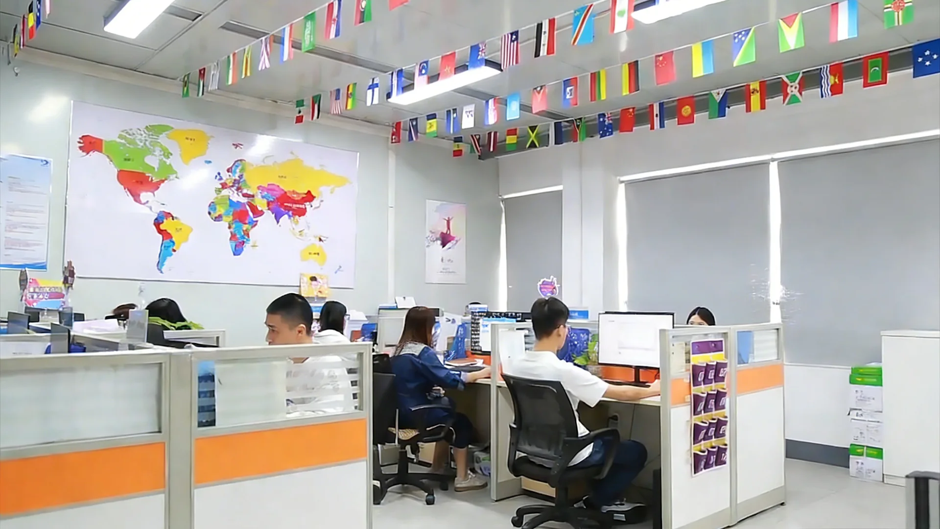 Yuelei office serving worldwide customers