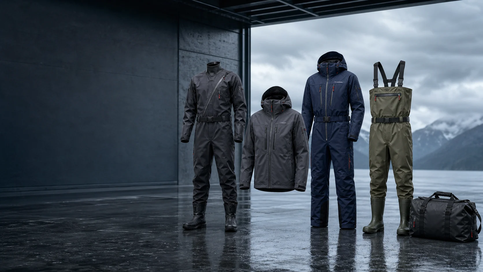 Waterproof outdoor product collection