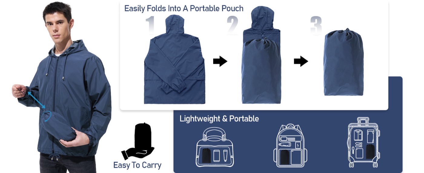 Windproof Waterproof Outdoor Jacket detail