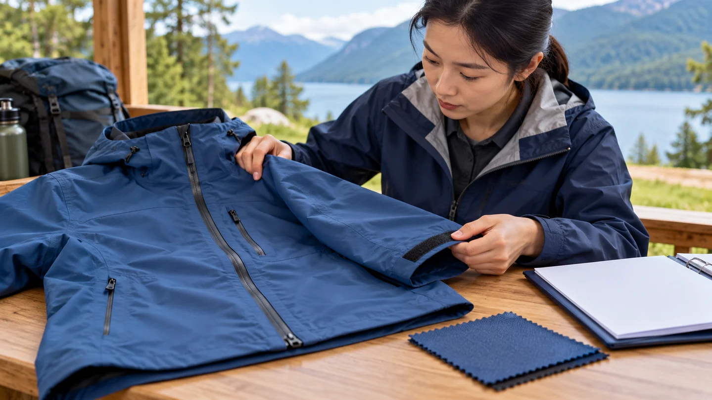 Evaluate the finished sample rather than assuming fabric data covers every seam.