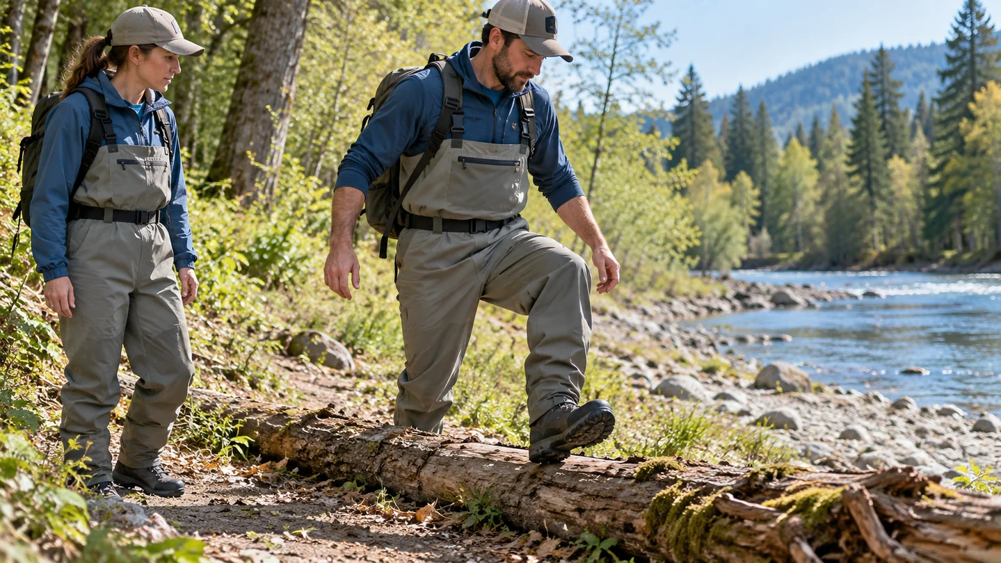 Wader selection should account for walking as well as time standing in water.