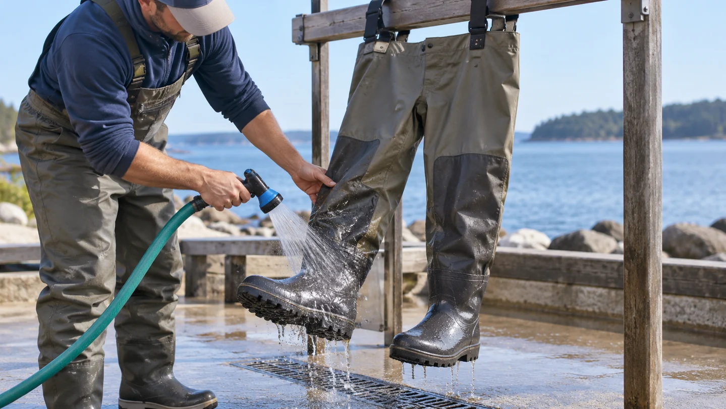 Saltwater use should be followed by rinsing and thorough drying as directed.